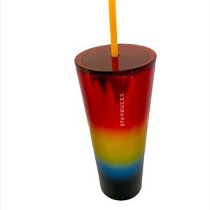 NEW Starbucks Rainbow Ombre Venti Tumbler 24oz